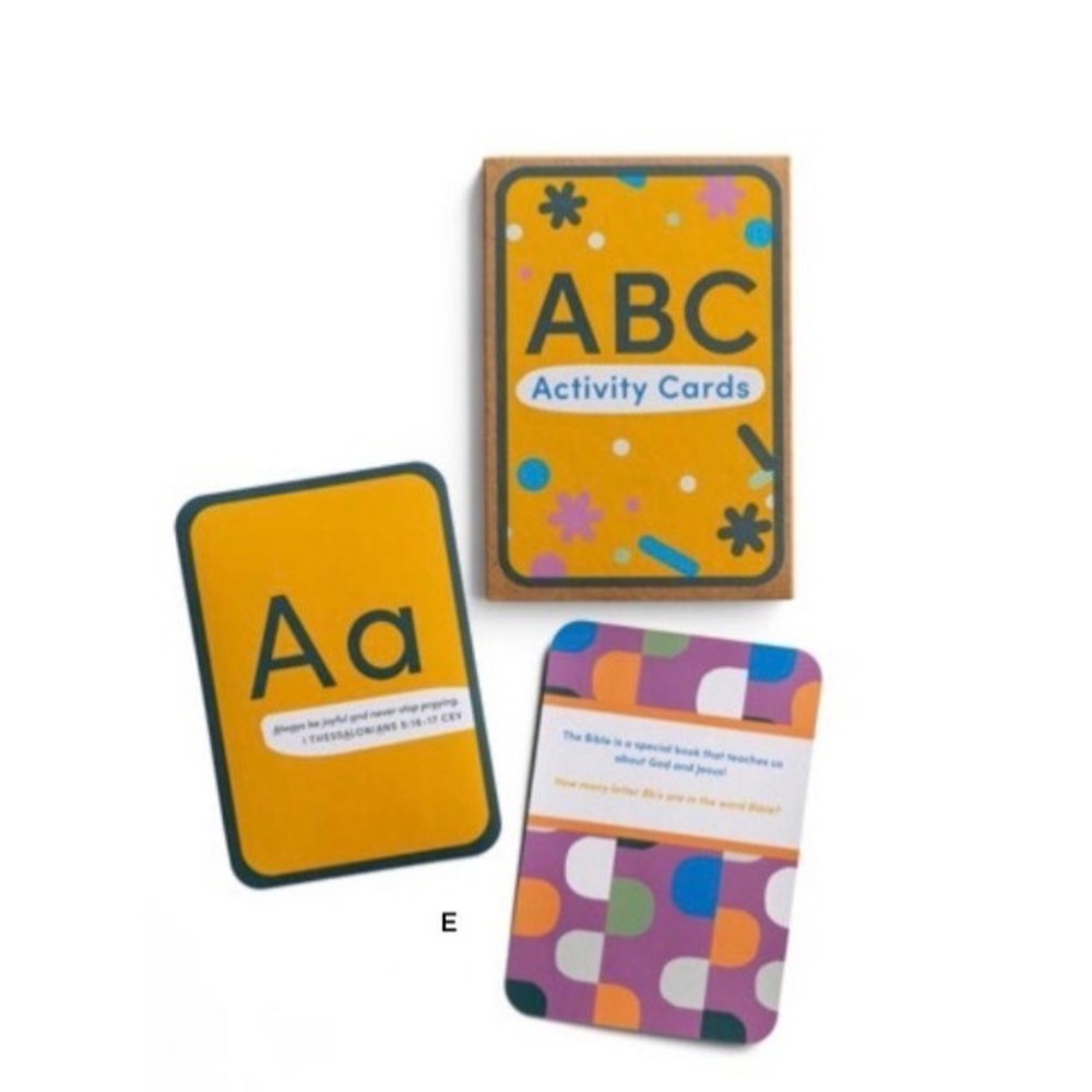 Mary & Martha ABC Activity Cards Bible Flash Cards Christian Learning Ages 3+ - Picture 4 of 4